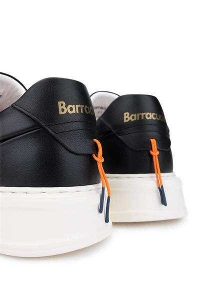 Barracuda Erkek Hakiki Deri Siyah Sneakers & Spor Ayakkabı
