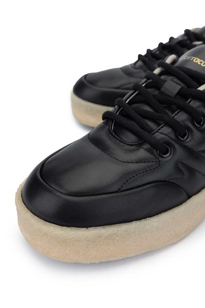 Barracuda Erkek Hakiki Deri Siyah Sneakers & Spor Ayakkabı