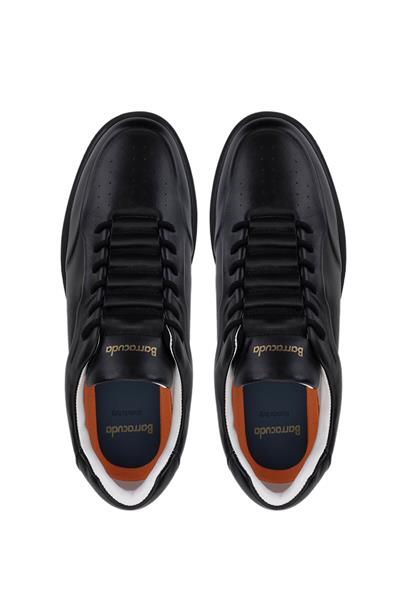 Barracuda Erkek Hakiki Deri Siyah/Siyah Deri Sneakers & Spor Ayakkabı