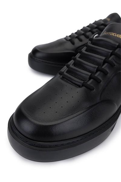 Barracuda Erkek Hakiki Deri Siyah/Siyah Deri Sneakers & Spor Ayakkabı