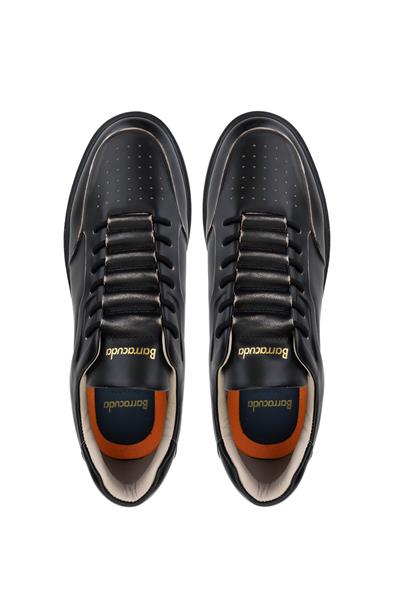 Barracuda Erkek Hakiki Deri Siyah/Siyah Sneakers & Spor Ayakkabı