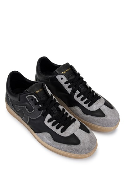 Barracuda Erkek Hakiki Deri Siyah/Gri Sneakers & Spor Ayakkabı