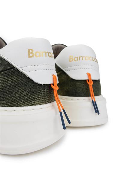 Barracuda Erkek Hakiki Deri Yeşil/Beyaz Sneakers & Spor Ayakkabı