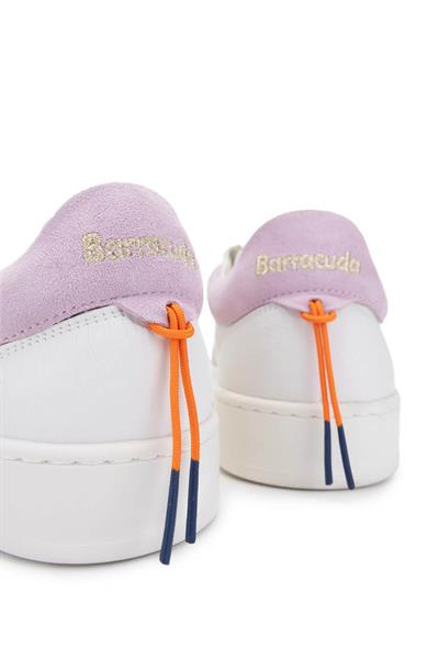 Barracuda Kadın Hakiki Deri Beyaz/Lila Sneakers & Spor Ayakkabı
