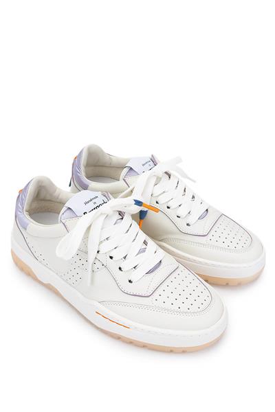 Barracuda Kadın Hakiki Deri Kırık Beyaz Sneakers & Spor Ayakkabı