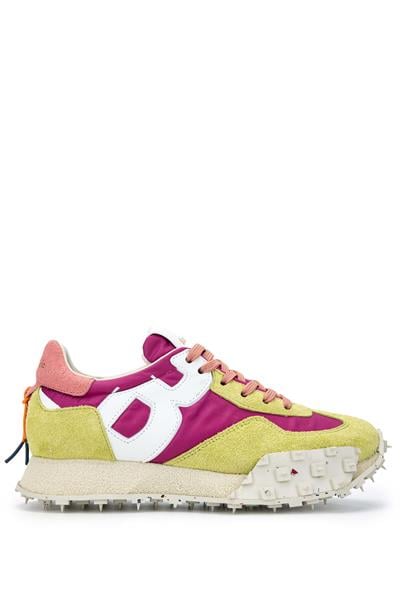 Barracuda Kadın Tekstil Deri Fıstık Yeşili/Fujya Sneakers & Spor Ayakkabı