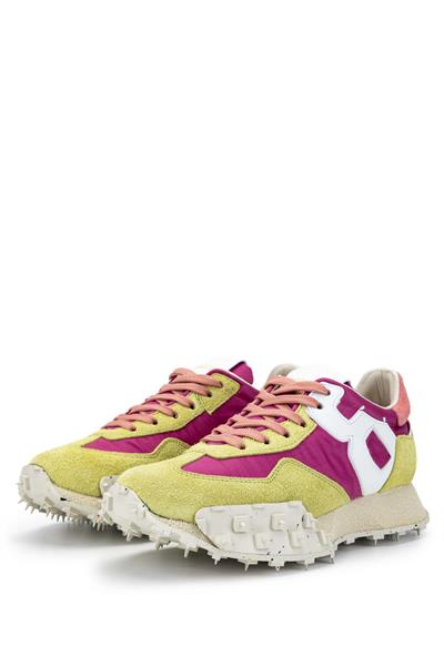 Barracuda Kadın Tekstil Deri Fıstık Yeşili/Fujya Sneakers & Spor Ayakkabı