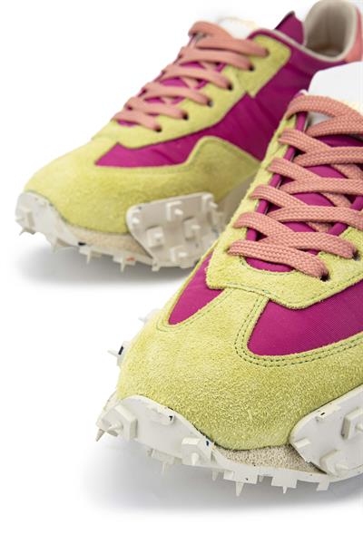 Barracuda Kadın Tekstil Deri Fıstık Yeşili/Fujya Sneakers & Spor Ayakkabı