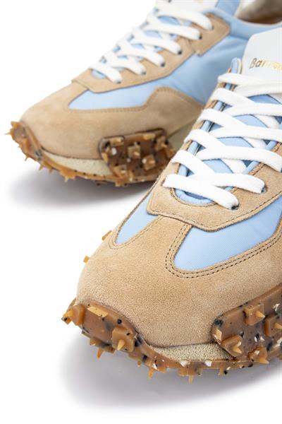 Barracuda Kadın Tekstil Deri Vizon/Mavi Sneakers & Spor Ayakkabı