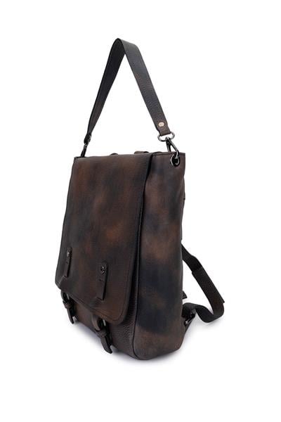 Bruno Rossi Bag Erkek Hakiki Deri Taupe Sırt Çantası