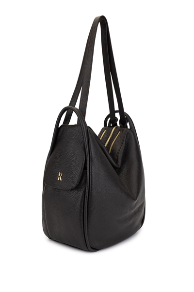 Bruno Rossi Bag Kadın Hakiki Deri Kahverengi Sırt & Omuz Çantası