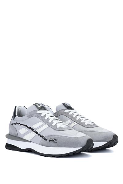 Butteri Erkek Deri & Tekstil Gri Sneakers & Spor Ayakkabı