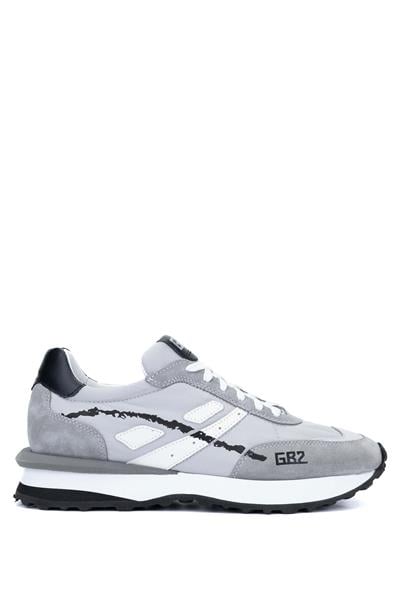 Butteri Erkek Deri & Tekstil Gri Sneakers & Spor Ayakkabı