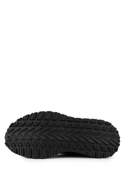 Butteri Erkek Hakiki Deri Siyah Sneaker Ayakkabı