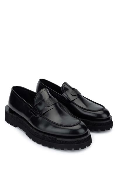 Butteri Erkek Hakiki Deri Siyah Loafer Ayakkabı