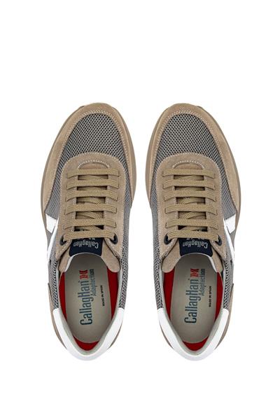 Callaghan Erkek Deri & Tekstil Bej Sneakers & Spor Ayakkabı
