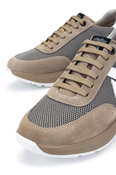 Callaghan Erkek Deri & Tekstil Bej Sneakers & Spor Ayakkabı