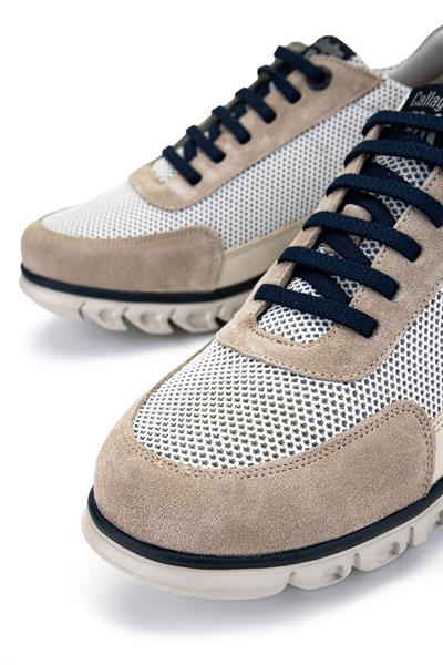 Callaghan Erkek Deri & Tekstil Bej/Beyaz Sneakers & Spor Ayakkabı
