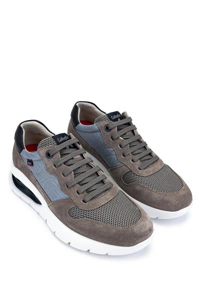 Callaghan Erkek Deri & Tekstil Gri Sneakers & Spor Ayakkabı