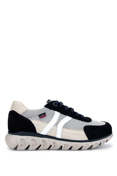 Callaghan Erkek Deri & Tekstil Lacivert/Beyaz Sneakers & Spor Ayakkabı