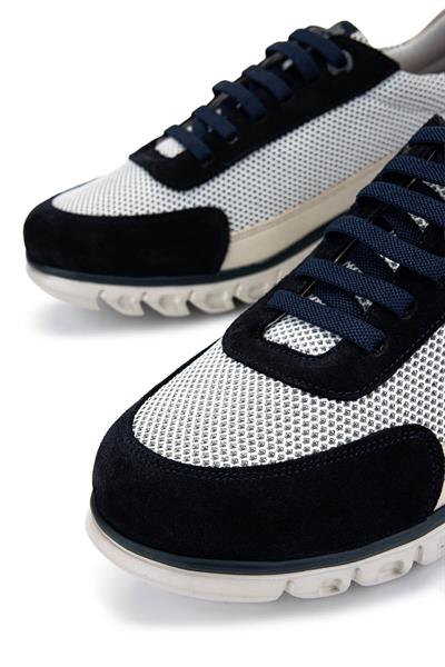 Callaghan Erkek Deri & Tekstil Lacivert/Beyaz Sneakers & Spor Ayakkabı
