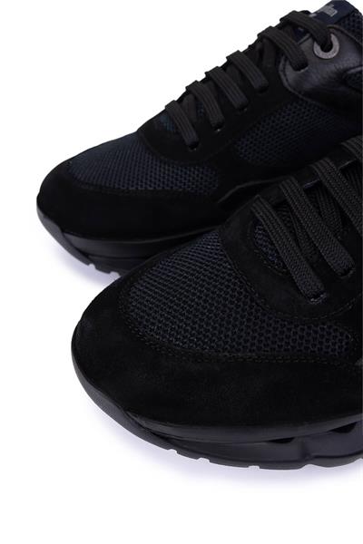 Callaghan Erkek Deri & Tekstil Siyah Sneakers & Spor Ayakkabı