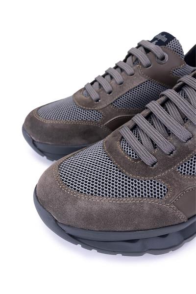 Callaghan Erkek Deri & Tekstil Kahverengi Sneakers & Spor Ayakkabı