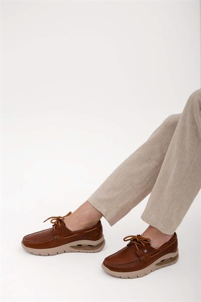 Callaghan Erkek Hakiki Deri Bej Casual Ayakkabı