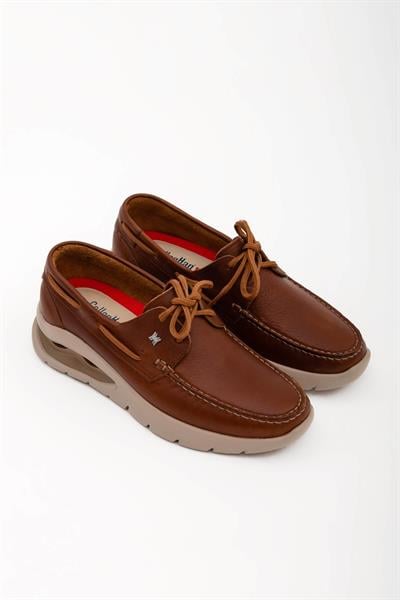 Callaghan Erkek Hakiki Deri Bej Casual Ayakkabı