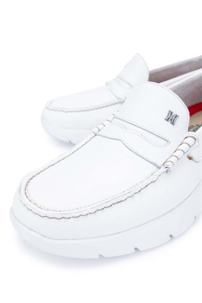 Callaghan Erkek Hakiki Deri Beyaz Casual Ayakkabı