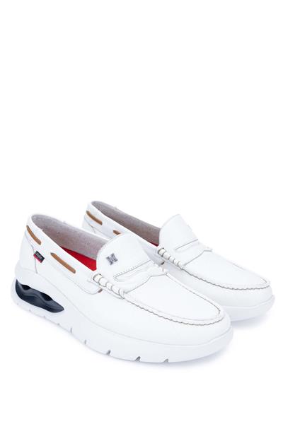 Callaghan Erkek Hakiki Deri Beyaz Casual Ayakkabı