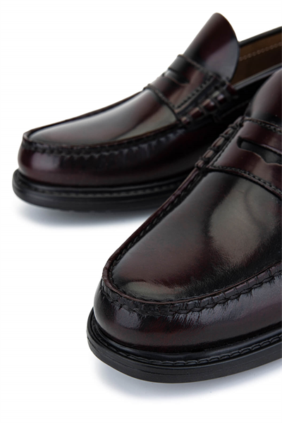 Callaghan Erkek Hakiki Deri Bordo Makosen Ayakkabı