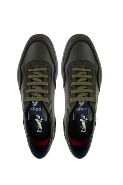 Callaghan Erkek Hakiki Deri Haki Sneakers & Spor Ayakkabı