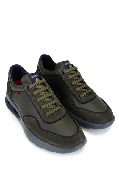 Callaghan Erkek Hakiki Deri Haki Sneakers & Spor Ayakkabı