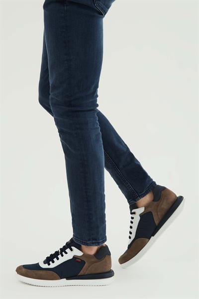 Callaghan Erkek Hakiki Deri Kahverengi/Lacivert Sneakers & Spor Ayakkabı