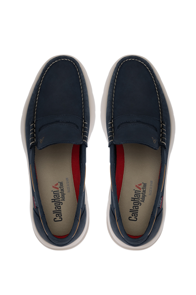 Callaghan Erkek Hakiki Deri Lacivert Casual Ayakkabı