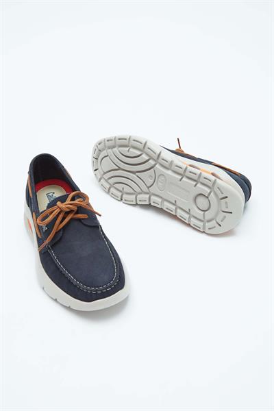 Callaghan Erkek Hakiki Deri Lacivert Nubuk Casual Ayakkabı