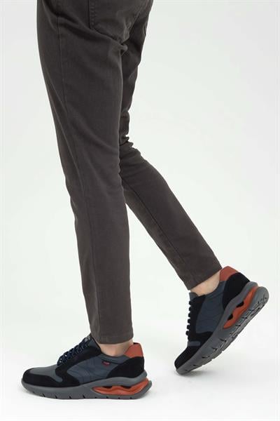 Callaghan Erkek Hakiki Deri Mavi Sneakers & Spor Ayakkabı