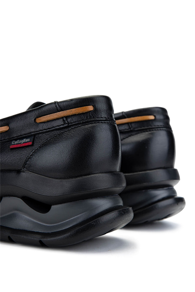 Callaghan Erkek Hakiki Deri Siyah Casual Ayakkabı