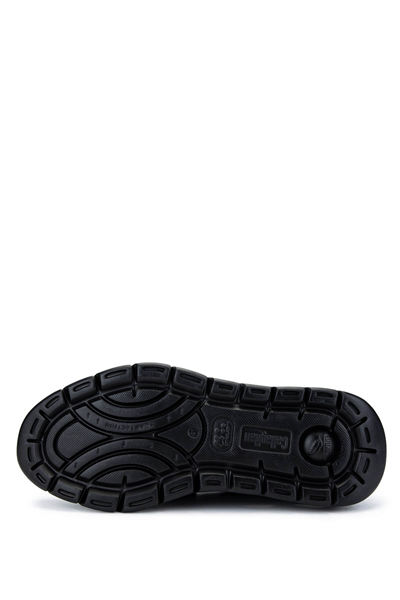 Callaghan Erkek Hakiki Deri Siyah Casual Ayakkabı