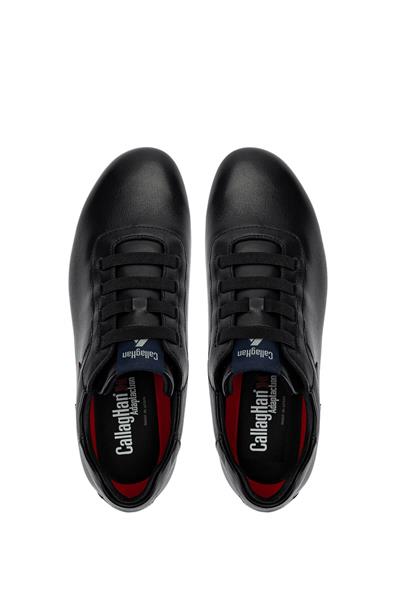 Callaghan Erkek Hakiki Deri Siyah Sneakers & Spor Ayakkabı