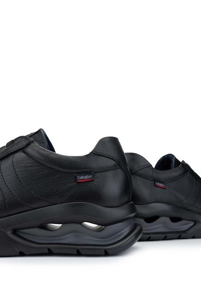 Callaghan Erkek Hakiki Deri Siyah Sneakers & Spor Ayakkabı