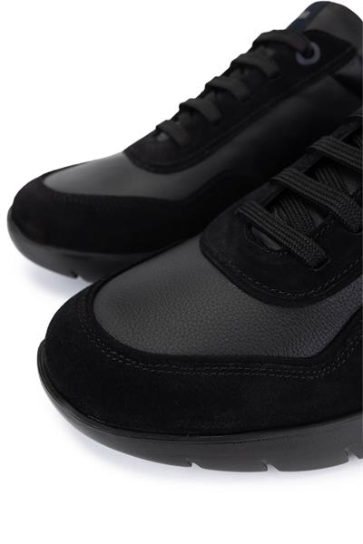 Callaghan Erkek Hakiki Deri Siyah Sneakers & Spor Ayakkabı