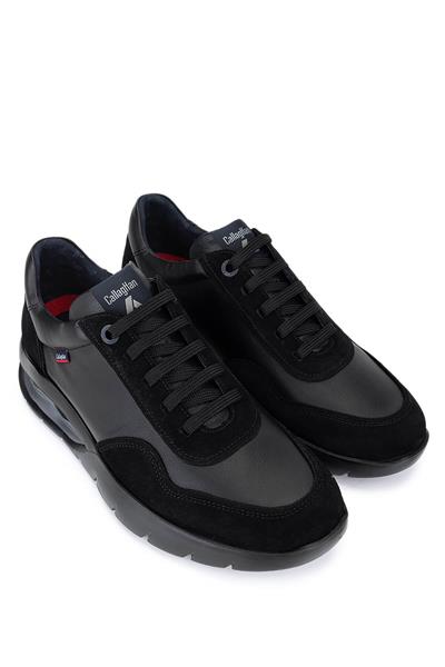 Callaghan Erkek Hakiki Deri Siyah Sneakers & Spor Ayakkabı