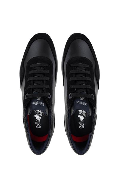 Callaghan Erkek Hakiki Deri Siyah Sneakers & Spor Ayakkabı