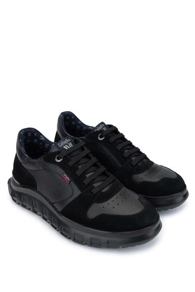 Callaghan Erkek Hakiki Deri Siyah Sneakers & Spor Ayakkabı