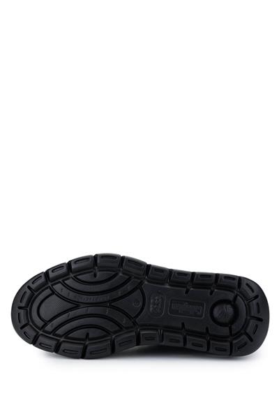 Callaghan Erkek Hakiki Deri Siyah/Gri Sneakers & Spor Ayakkabı