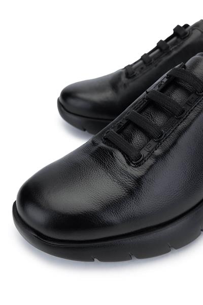 Callaghan Erkek Hakiki Deri Siyah/Gri Sneakers & Spor Ayakkabı