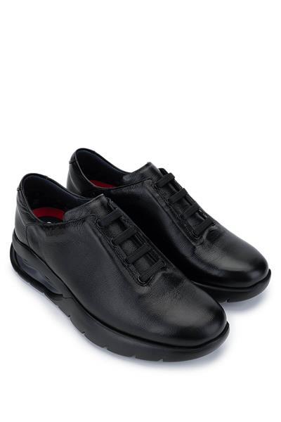 Callaghan Erkek Hakiki Deri Siyah/Gri Sneakers & Spor Ayakkabı