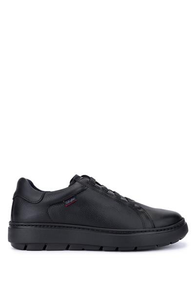 Callaghan Erkek Hakiki Deri Siyah Sneakers & Spor Ayakkabı